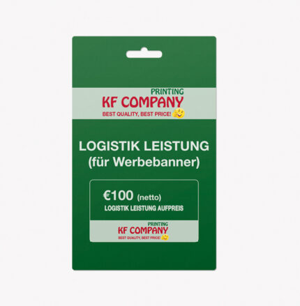 Logistik / Transportkosten Aufpreis für Werbebanner 100,00 €/Stück (netto)